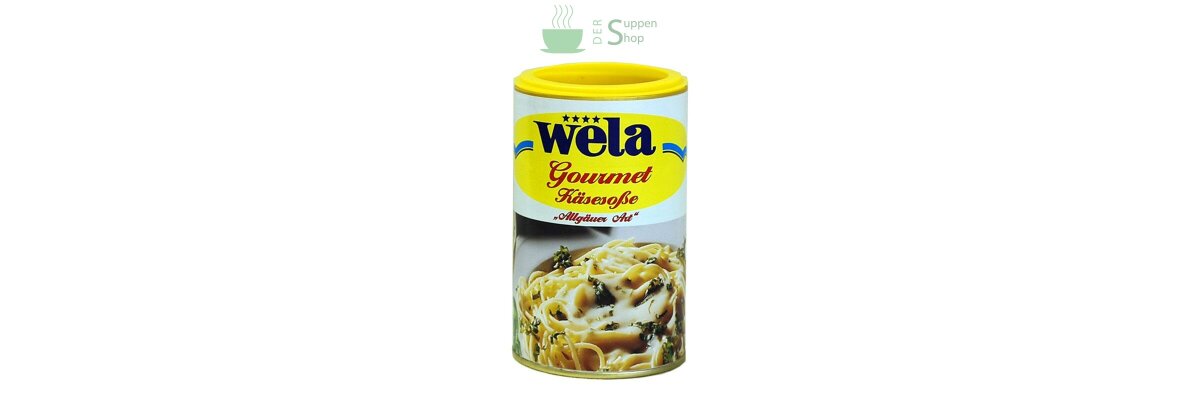Wela Gourmet Käsesauce - auch vegetarisch kann so schmackhaft sein - Wela Gourmet Käsesoße für 1,25 Liter