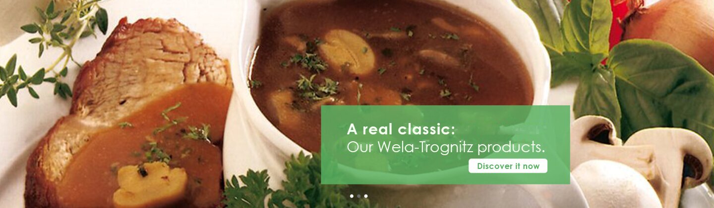 Ein echter Klassiker: die Soßen, Suppen und Gewürze von Wela-Trognitz