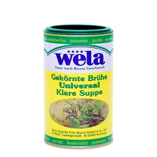 WELA - Gek&ouml;rnte Br&uuml;he 1/2 Universal Klare Suppe