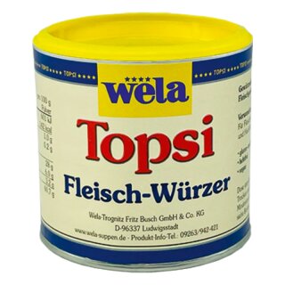WELA - Topsi meat seasoning 150g sprinkle can