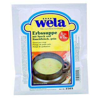 WELA - Heirloom soup with bacon and smoked meat, green